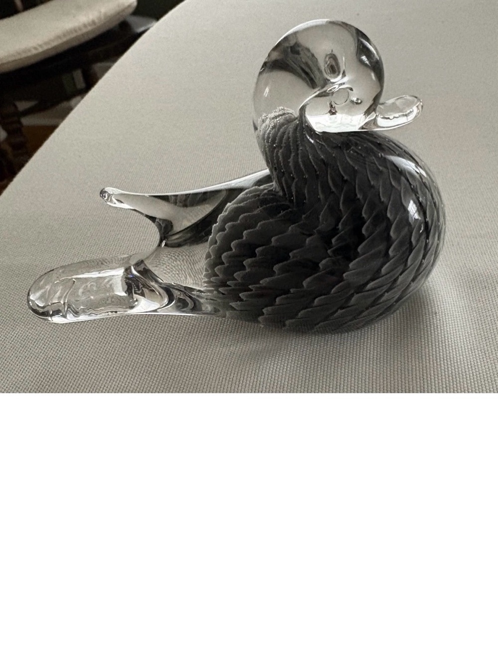 FM Konstglas/Marcolin Sweden Art Glass Duck